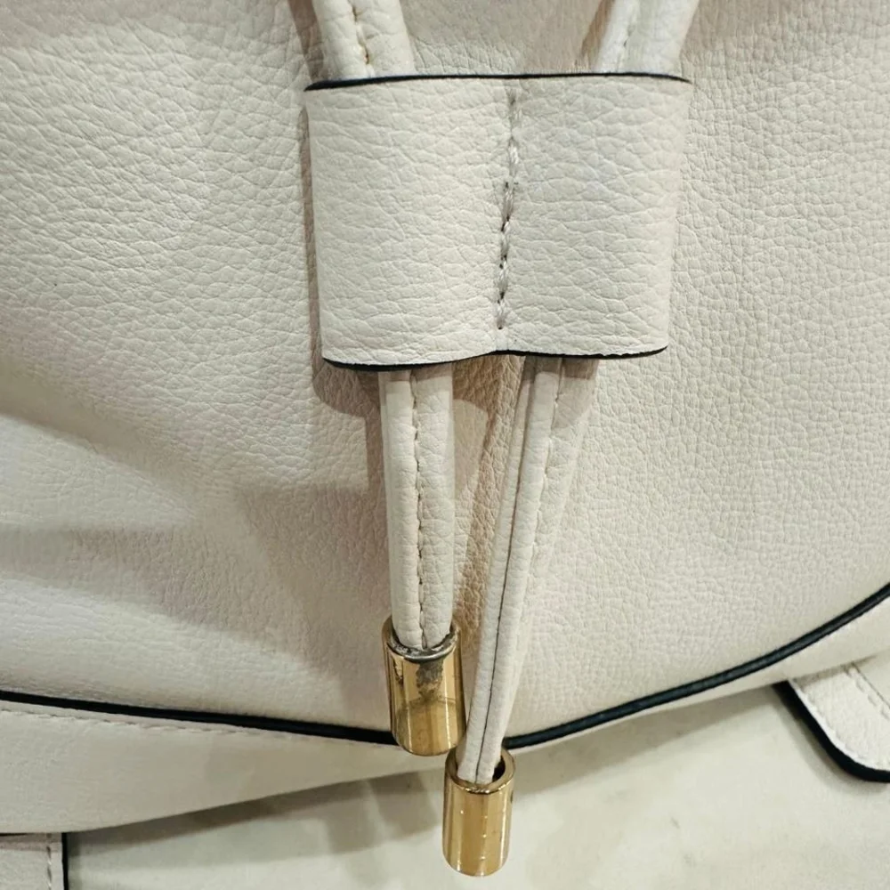 Forever 21 Elegant White Leather Backpack